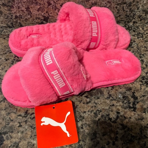 Puma Fenty Fuzzy Slides - Picture 1 of 1